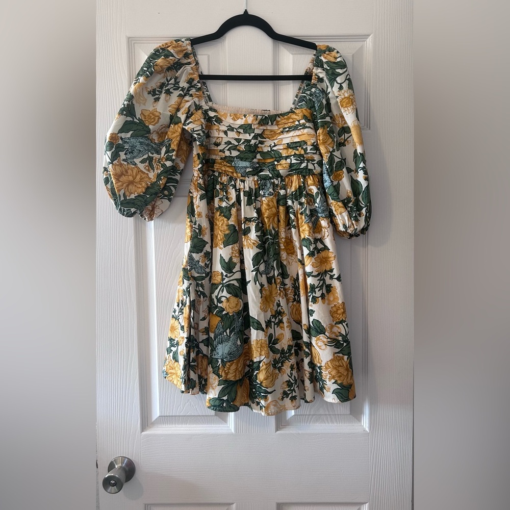 Floral Puff Sleeve Dress